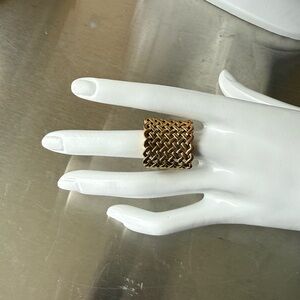 New York & Company Gold Braided Ring
